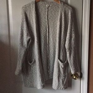 FLASH SALE: Oversized Marled-Knit Cardi